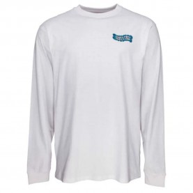 Тениска Santa cruz Dressen roses long sleeve T-shirt - White (White) тениска,мъжки,тениски,дамски,тениски,santa,cruz,dressen,roses,long,sleeve,t,shirt,white,(white)