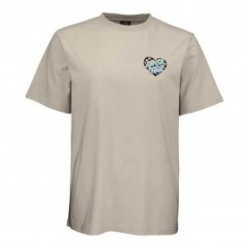 Тениска Santa cruz Heart dot check short sleeve T-shirt - Beige (Silver) тениска,мъжки,тениски,дамски,тениски,santa,cruz,heart,dot,check,short,sleeve,t,shirt,beige,(silver)