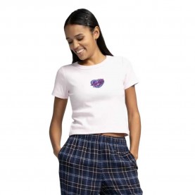 Тениска Santa cruz Heart wreath mini front short sleeve T-shirt - White (Rose Quartz) тениска,мъжки,тениски,дамски,тениски,santa,cruz,heart,wreath,mini,front,short,sleeve,t,shirt,white,(rose,quartz)