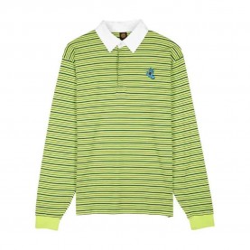 дамски,блузи,с,яка,мъжки,блузи,с,яка,santa,cruz,mini,hand,long,sleeve,polo,green,(matcha,stripe)