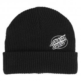 Шапка Santa cruz Mono lined oval dot beanie - Black (Black) шапка,всички,шапки,santa,cruz,mono,lined,oval,dot,beanie,black,(black)