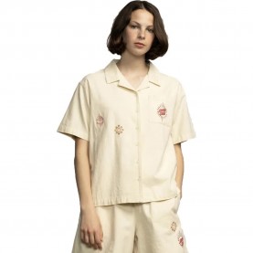 риза,с,къс,ръкав,дамски,блузи,дамски,ризи,santa,cruz,scatter,short,sleeve,shirt,beige,(off,white)