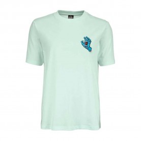 тениска,дамски,тениски,santa,cruz,screaming,hand,chest,short,sleeve,t,shirt,green,(pure,blue)