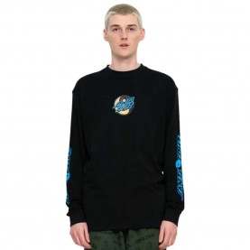 Тениска Santa cruz Shark trip long sleeve T-shirt - Black (Black) тениска,мъжки,тениски,дамски,тениски,santa,cruz,shark,trip,long,sleeve,t,shirt,black,(black)