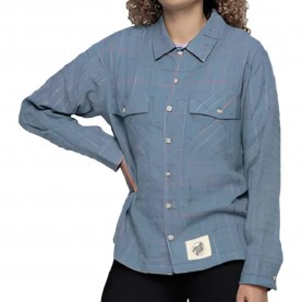 карирана,риза,дамски,блузи,дамски,ризи,santa,cruz,sundance,long,sleeve,shirt,blue,check