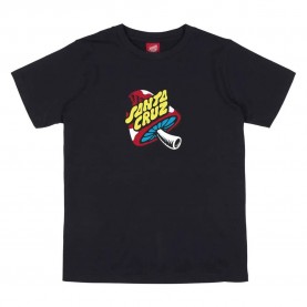 Тениска Santa cruz Toadstool dot short sleeve T-shirt - Black (Black) тениска,мъжки,тениски,дамски,тениски,santa,cruz,toadstool,dot,short,sleeve,t,shirt,black,(black)