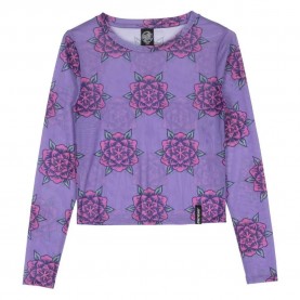 Тениска Santa cruz Top strip digi mesh top long sleeve T-shirt - Purple (Purple Flowers) тениска,мъжки,тениски,дамски,тениски,santa,cruz,top,strip,digi,mesh,top,long,sleeve,t,shirt,purple,(purple,flowers)
