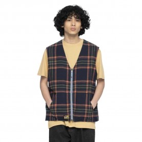 потник,мъжки,потници,santa,cruz,vista,reversible,vest,blue,(stone,wash,multicolor,check)