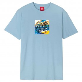 Тениска Santa cruz Water view front short sleeve T-shirt - Blue (Sky Blue) тениска,мъжки,тениски,дамски,тениски,santa,cruz,water,view,front,short,sleeve,t,shirt,blue,(sky,blue)