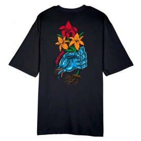 Тениска Santa cruz Wooten bionic oversized short sleeve T-shirt - Black (Black) тениска,мъжки,тениски,дамски,тениски,santa,cruz,wooten,bionic,oversized,short,sleeve,t,shirt,black,(black)