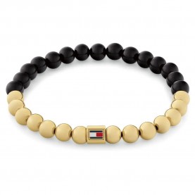 бижутерия,tommy,hilfiger,2780961,bracelet,golden,(gold,black)