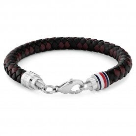 бижутерия,tommy,hilfiger,2790632,bracelet,black,brown,silver