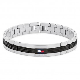 бижутерия,tommy,hilfiger,2790643,bracelet,silver,black