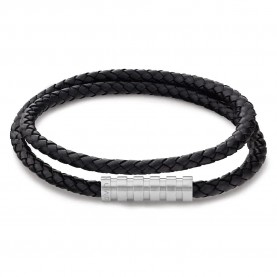 бижутерия,calvin,klein,35000093,bracelet,black,silver