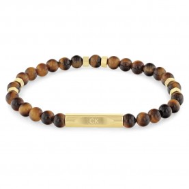 бижутерия,calvin,klein,35000576,bracelet,brown,gold