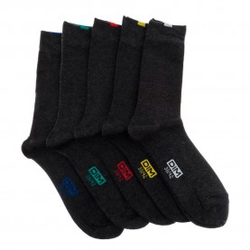 чорапи,мъжки,чорапи,дамски,чорапи,dim,paris,ad004cu,ecodim,long,socks,5,pairs,black,(medium,grey)