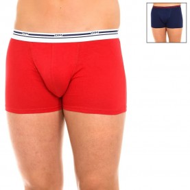 Боксерки Dim paris AD006XP Basics Stretch Cotton boxers 2 units - Lava Red / Denim Blue боксерки,мъжко,бельо,dim,paris,ad006xp,basics,stretch,cotton,boxers,2,units,lava,red,denim,blue