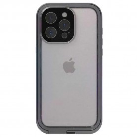 Catalyst Waterproof Stealth iPhone 15 Pro phone case - Clear / Grey (Black) други,аксесоари,catalyst,waterproof,stealth,iphone,15,pro,phone,case,clear,grey,(black)