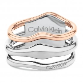 бижутерия,calvin,klein,35000651,ring,silver,rose,gold