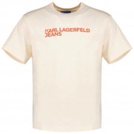 Тениска Karl lagerfeld jeans A1M17002 short sleeve T-shirt - Beige (Whitecap Grey) тениска,мъжки,тениски,дамски,тениски,karl,lagerfeld,jeans,a1m17002,short,sleeve,t,shirt,beige,(whitecap,grey)