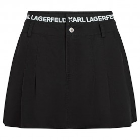 Пола Karl lagerfeld jeans B2W12029 short skirt - Black (Black) пола,дамски,поли,и,рокли,karl,lagerfeld,jeans,b2w12029,short,skirt,black,(black)