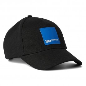 Шапка Karl lagerfeld Box Logo cap - Black (Black) шапка,всички,шапки,karl,lagerfeld,box,logo,cap,black,(black)