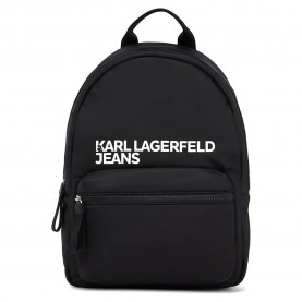 Раница Karl lagerfeld Essential Nylon backpack - Black (Black) раница,раници,karl,lagerfeld,essential,nylon,backpack,black,(black)