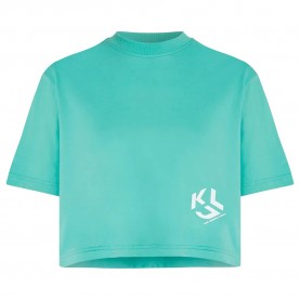 тениска,мъжки,тениски,дамски,тениски,karl,lagerfeld,jeans,a2w17076,cropped,short,sleeve,t,shirt,green,(wasabi)