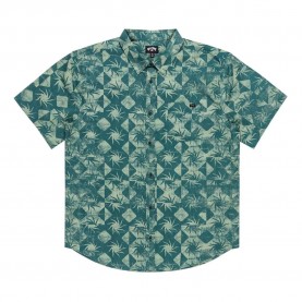 Риза с къс ръкав Billabong Sundays short sleeve shirt refurbished - Green (Moss) риза,с,къс,ръкав,мъжки,ризи,billabong,sundays,short,sleeve,shirt,refurbished,green,(moss)