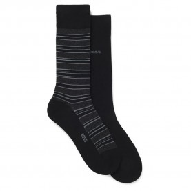 чорапи,мъжки,чорапи,дамски,чорапи,boss,50554523,socks,2,pairs,black,(black)