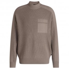 Блуза BOSS Andern 10275136 sweater - Brown (Open Green) блуза,мъжки,пуловери,дамски,пуловери,boss,andern,10275136,sweater,brown,(open,green)