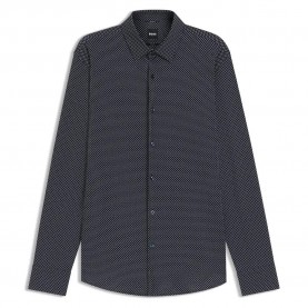 Риза с дълъг ръкав BOSS Hank 261 10277397 long sleeve shirt - Grey (Dark Blue) риза,с,дълъг,ръкав,дамски,ризи,мъжки,ризи,boss,hank,261,10277397,long,sleeve,shirt,grey,(dark,blue)