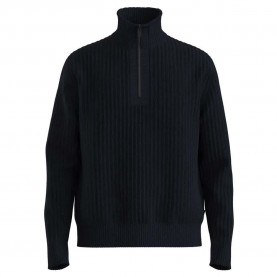Блуза BOSS Kwinter 10274225 sweater - Blue (Dark Blue) блуза,мъжки,пуловери,дамски,пуловери,boss,kwinter,10274225,sweater,blue,(dark,blue)