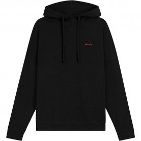 Суичър HUGO Austin 10267482 hoodie - Black (Black) суичър,мъжки,пуловери,hugo,austin,10267482,hoodie,black,(black)