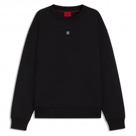 Блуза HUGO Dettil 10267272 sweatshirt - Black (Black) блуза,мъжки,пуловери,hugo,dettil,10267272,sweatshirt,black,(black)