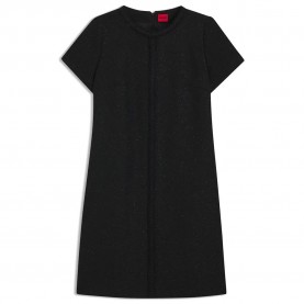 рокля,дамски,поли,и,рокли,hugo,kifara,10276577,short,sleeve,short,dress,black