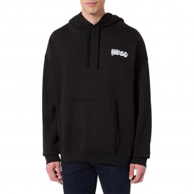 Блуза HUGO Nyrohood 10273551 01 BLUE sweatshirt - Black (Black) блуза,мъжки,пуловери,hugo,nyrohood,10273551,01,blue,sweatshirt,black,(black)