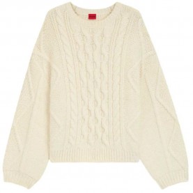 блуза,дамски,пуловери,дамски,плетени,дрехи,hugo,saicos,10274092,sweater,open,white