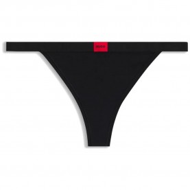 HUGO Signature 10277573 RED thong - Black (Black) дамско,бельо,дамски,бикини,и,танкини,hugo,signature,10277573,red,thong,black,(black)