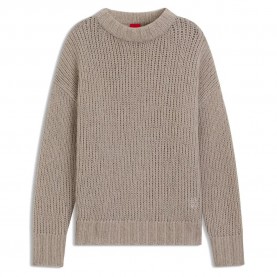 блуза,дамски,пуловери,дамски,плетени,дрехи,hugo,sloossy,sweater,light,beige