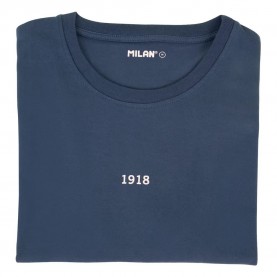 Тениска MILAN 430 Since 1918 short sleeve T-shirt - Blue тениска,мъжки,тениски,milan,430,since,1918,short,sleeve,t,shirt,blue