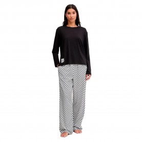 Пижама DKNY YI80064 pyjama - Black (Black Ck) пижама,дамски,пижами,dkny,yi80064,pyjama,black,(black,ck)