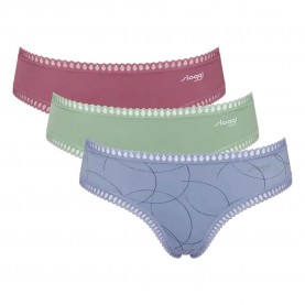 дамско,бельо,дамски,бикини,и,танкини,sloggi,go,crush,hipster,panties,3,units,multicolor,(pink,green,blue)