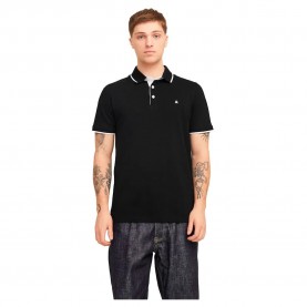 мъжки,блузи,с,яка,jack,&,jones,epaulos,short,sleeve,polo,refurbished,black