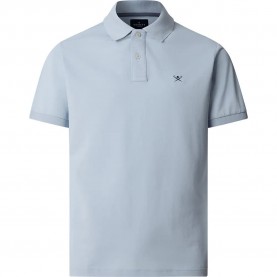 Hackett HM5600148 Slim Fit short sleeve polo - Blue (Oxford Blue) дамски,блузи,с,яка,мъжки,блузи,с,яка,hackett,hm5600148,slim,fit,short,sleeve,polo,blue,(oxford,blue)