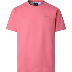Тениска Hackett Swim Trim Island short sleeve T-shirt - Pink (Disco Pink) тениска,мъжки,тениски,дамски,тениски,hackett,swim,trim,island,short,sleeve,t,shirt,pink,(disco,pink)
