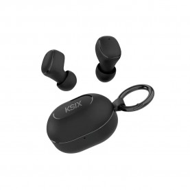 Слушалки KSIX Neutron USB C wireless earphones - Black (Black) слушалки,слушалки,ksix,neutron,usb,c,wireless,earphones,black,(black)