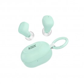 слушалки,слушалки,ksix,neutron,usb,c,wireless,earphones,green