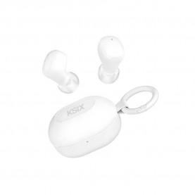 Слушалки KSIX Neutron USB C wireless earphones - White (White) слушалки,слушалки,ksix,neutron,usb,c,wireless,earphones,white,(white)