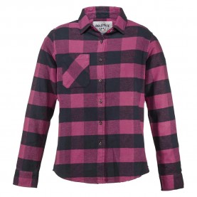 карирана,риза,дамски,блузи,дамски,ризи,dolomite,flanell,check,long,sleeve,shirt,dark,blue,sorbet,pink